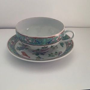 Vintage Chinese Tea Cup w/ Saucer